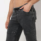 Regular Fit Solid Mid Rise Jeans