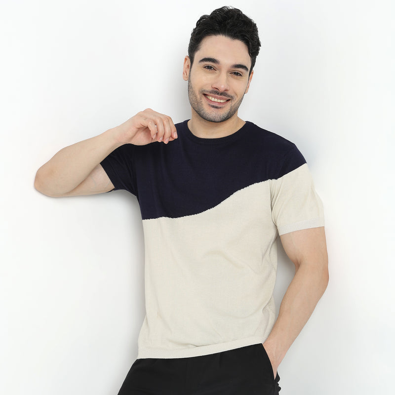 Regular Fit Solid T-Shirt