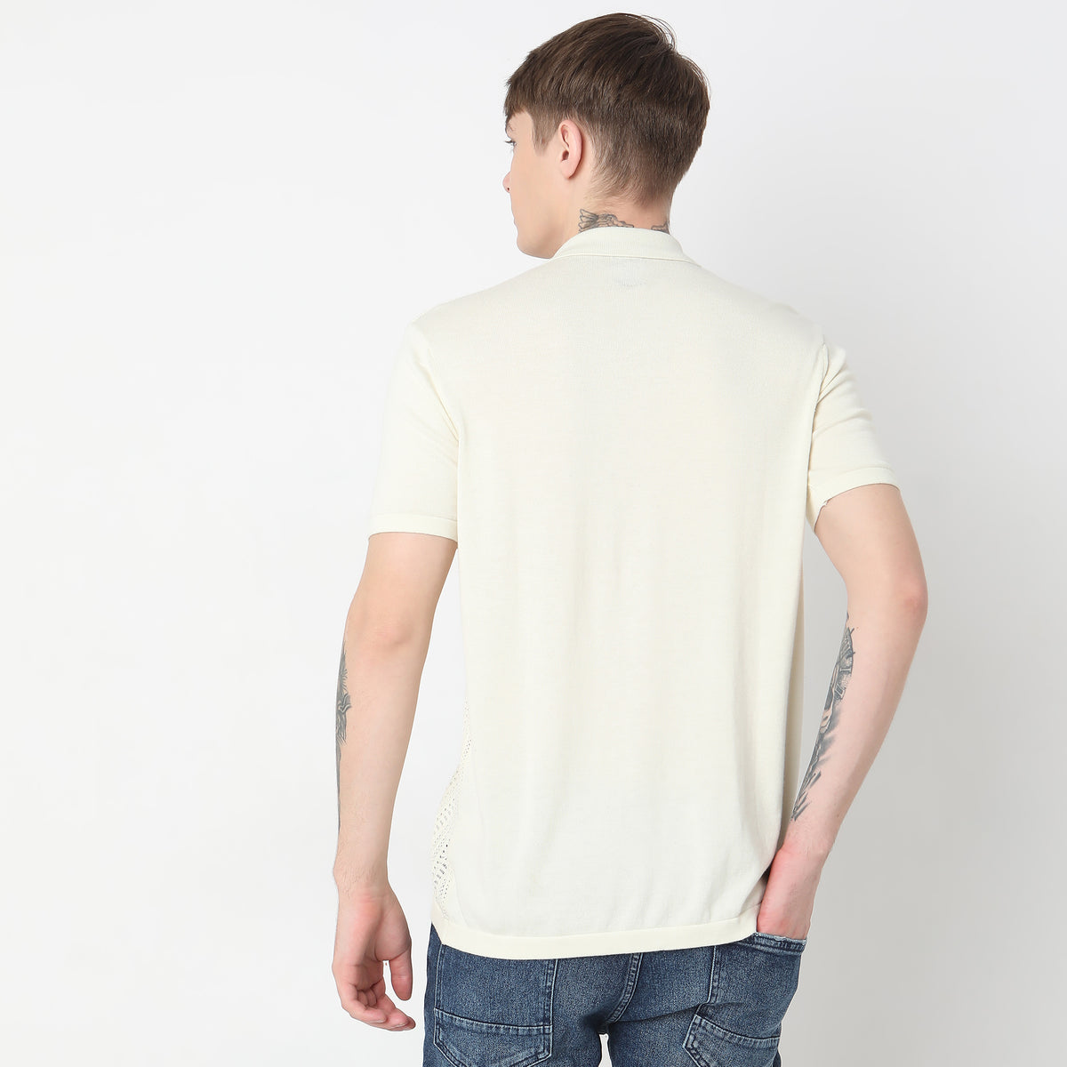 Regular Fit Structured T-Shirt