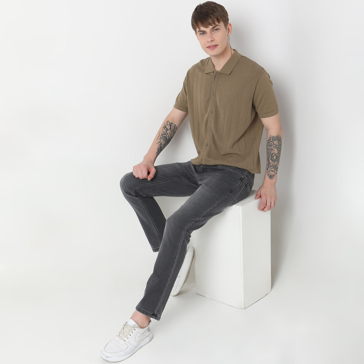 Regular Fit Structured T-Shirt