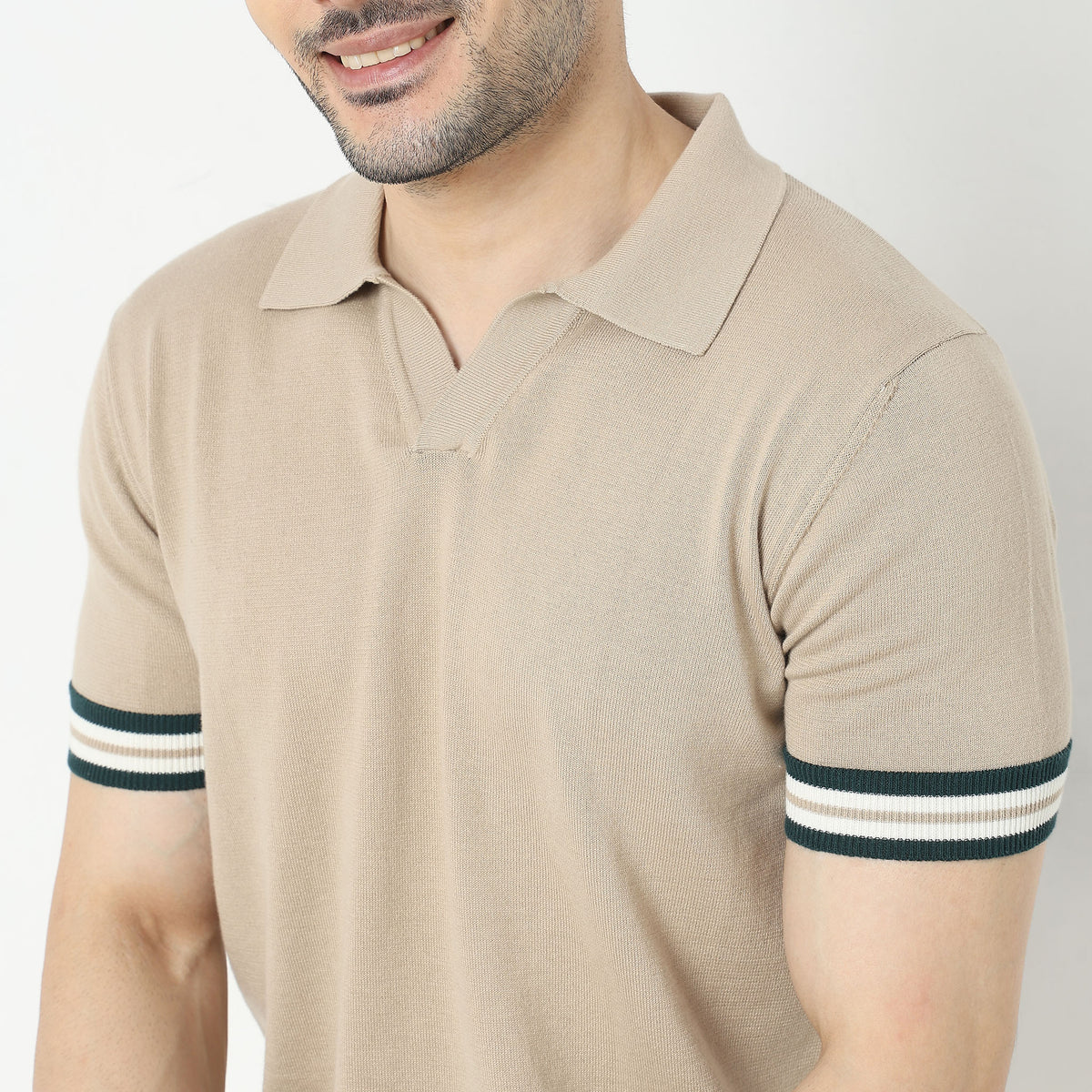 Regular Fit Solid T-Shirt