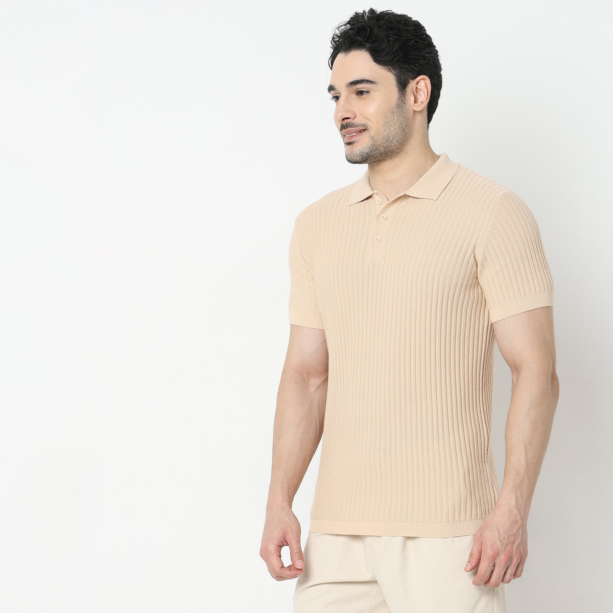 Regular Fit Structured T-Shirt