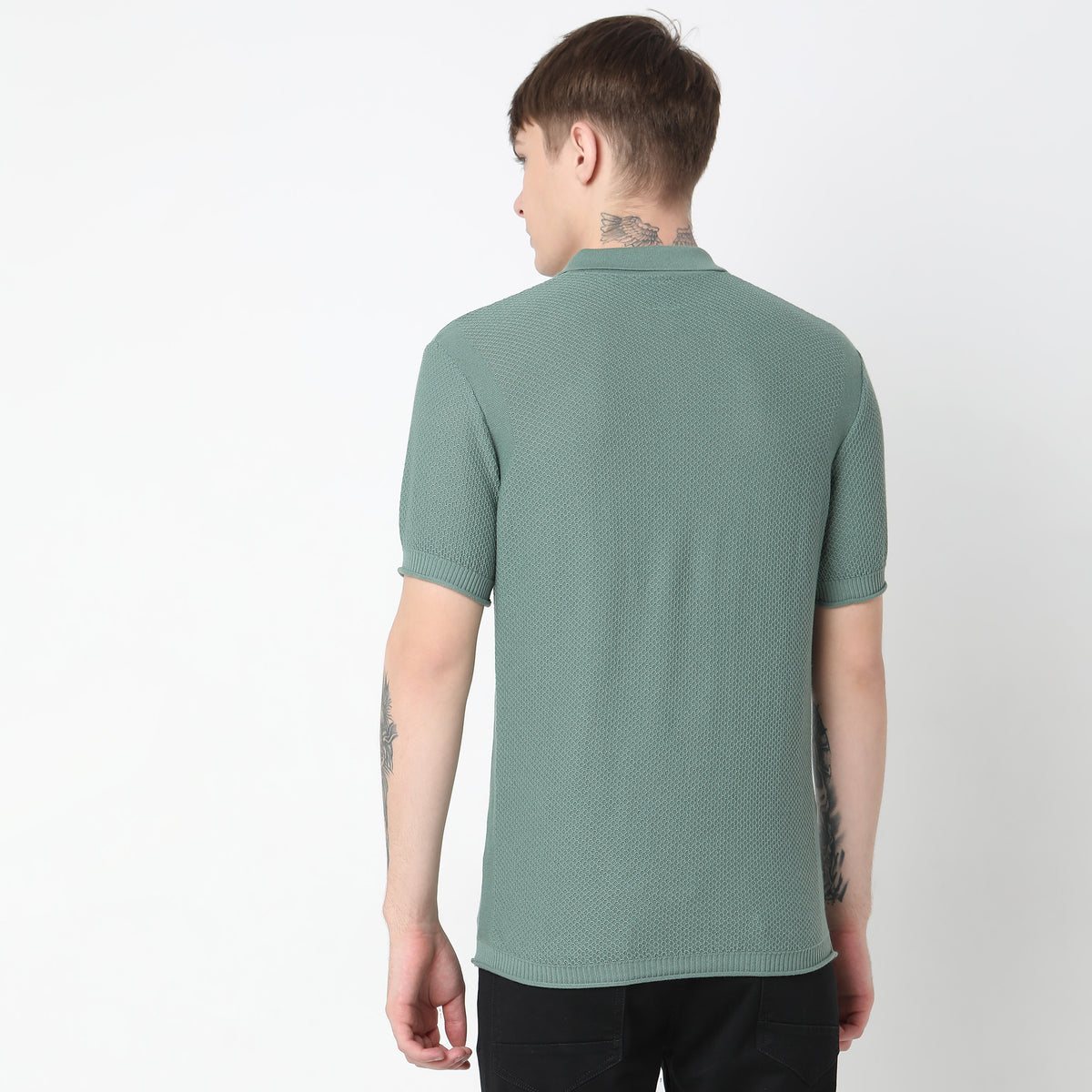 Regular Fit Structured T-Shirt