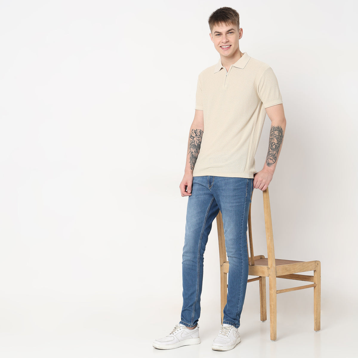 Regular Fit Structured T-Shirt