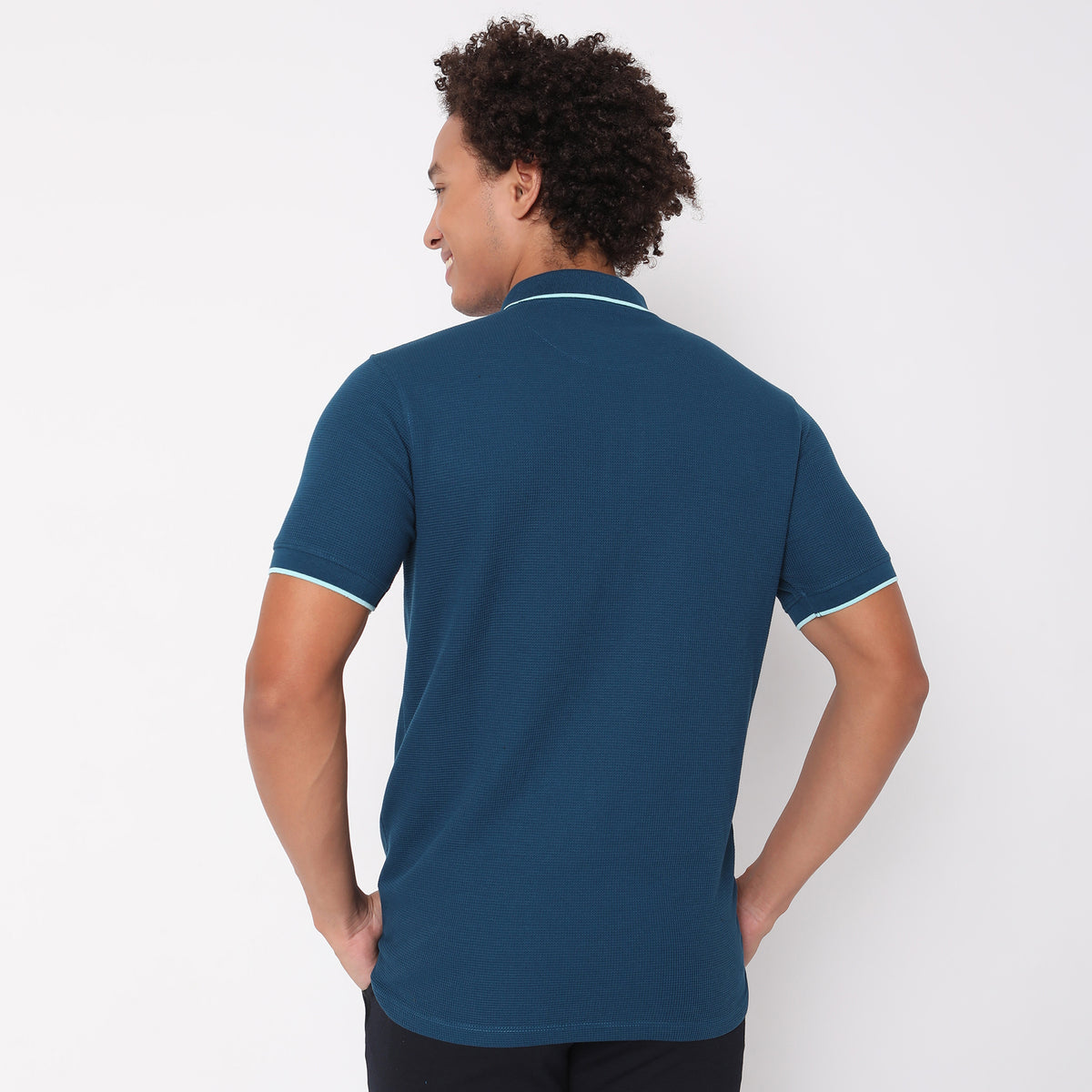 Regular Fit Structured Polo T-Shirt