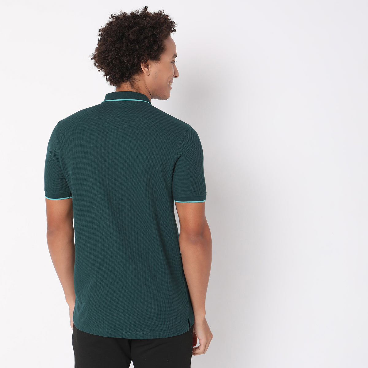 Regular Fit Structured Polo T-Shirt