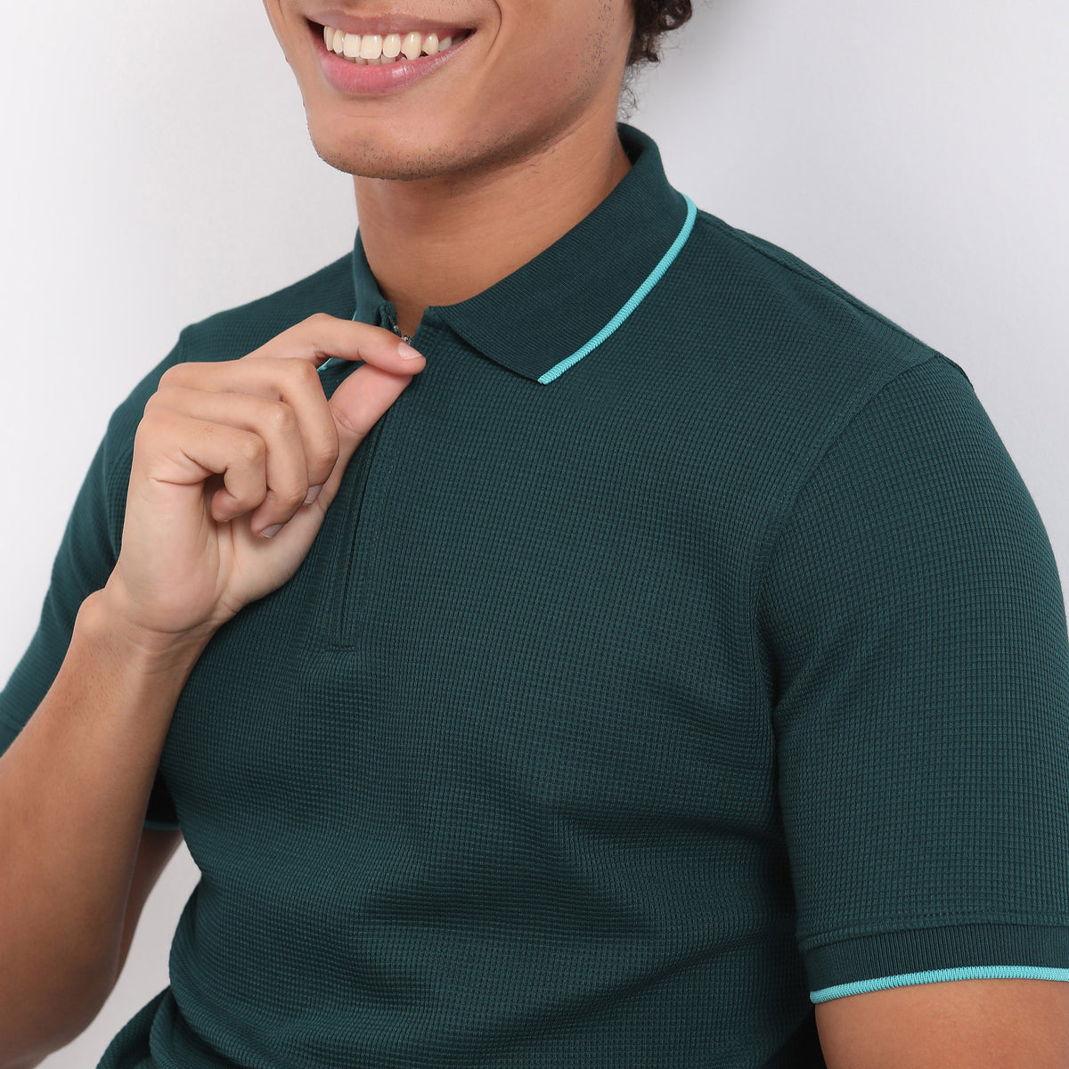 Regular Fit Structured Polo T-Shirt