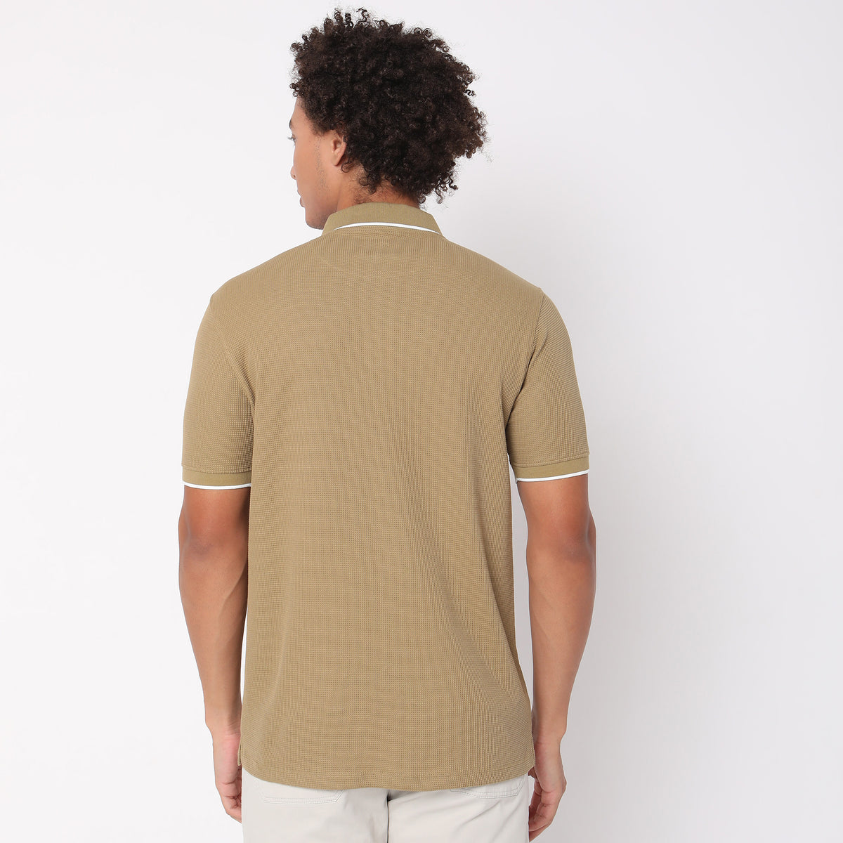 Regular Fit Structured Polo T-Shirt