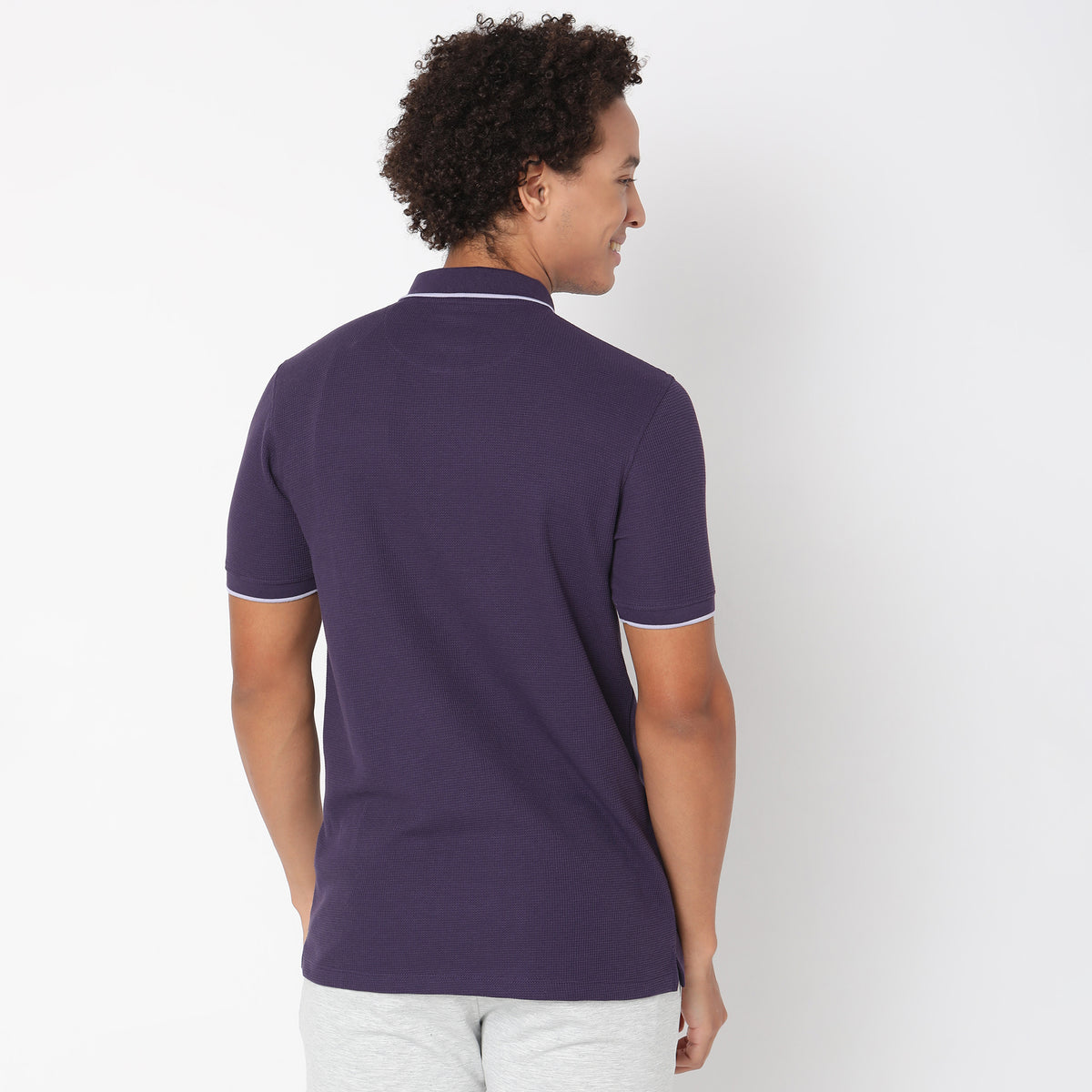 Regular Fit Structured Polo T-Shirt