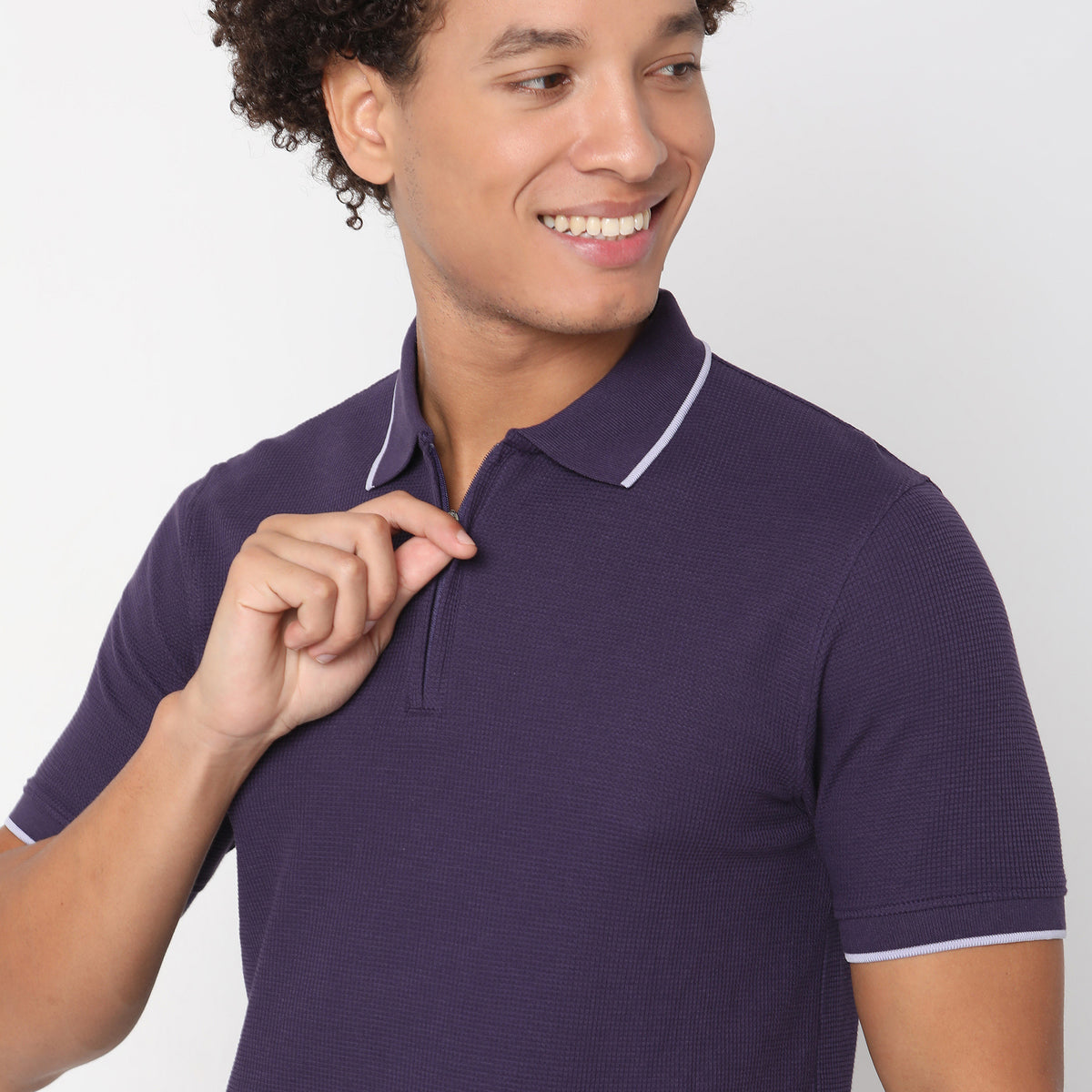 Regular Fit Structured Polo T-Shirt