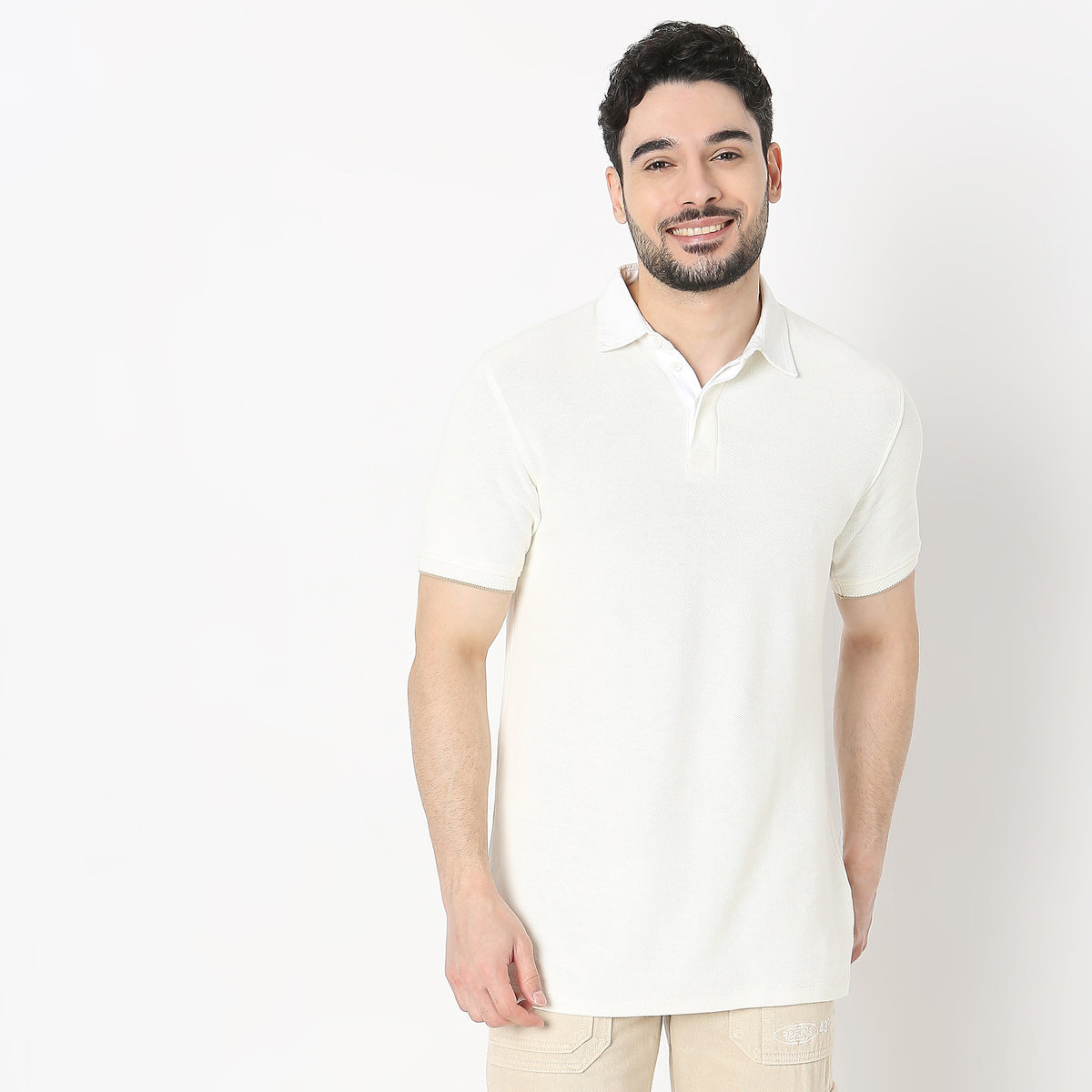 Regular Fit Structured T-Shirt