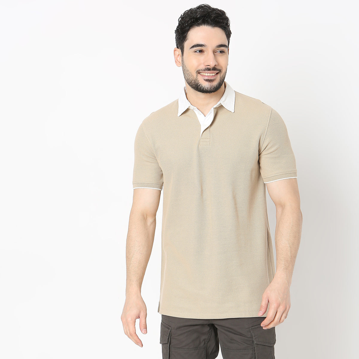 Regular Fit Structured T-Shirt