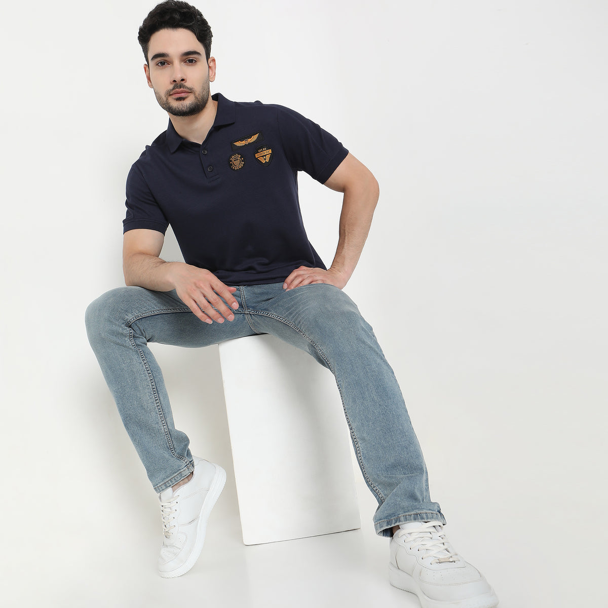 Regular Fit Solid T-Shirt