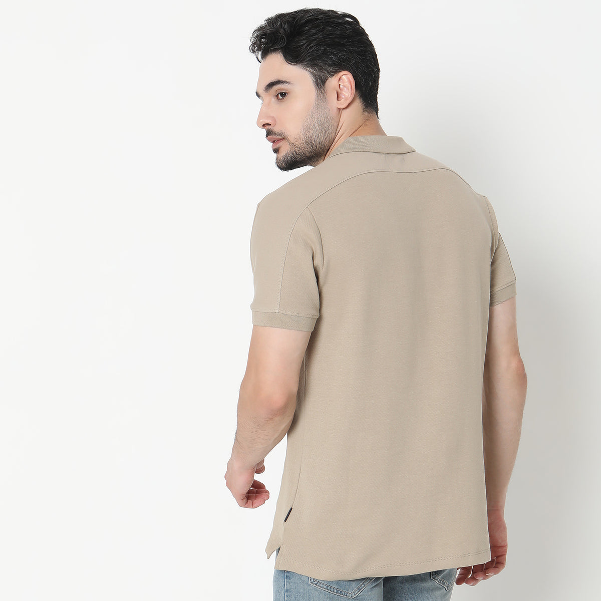 Regular Fit Solid T-Shirt