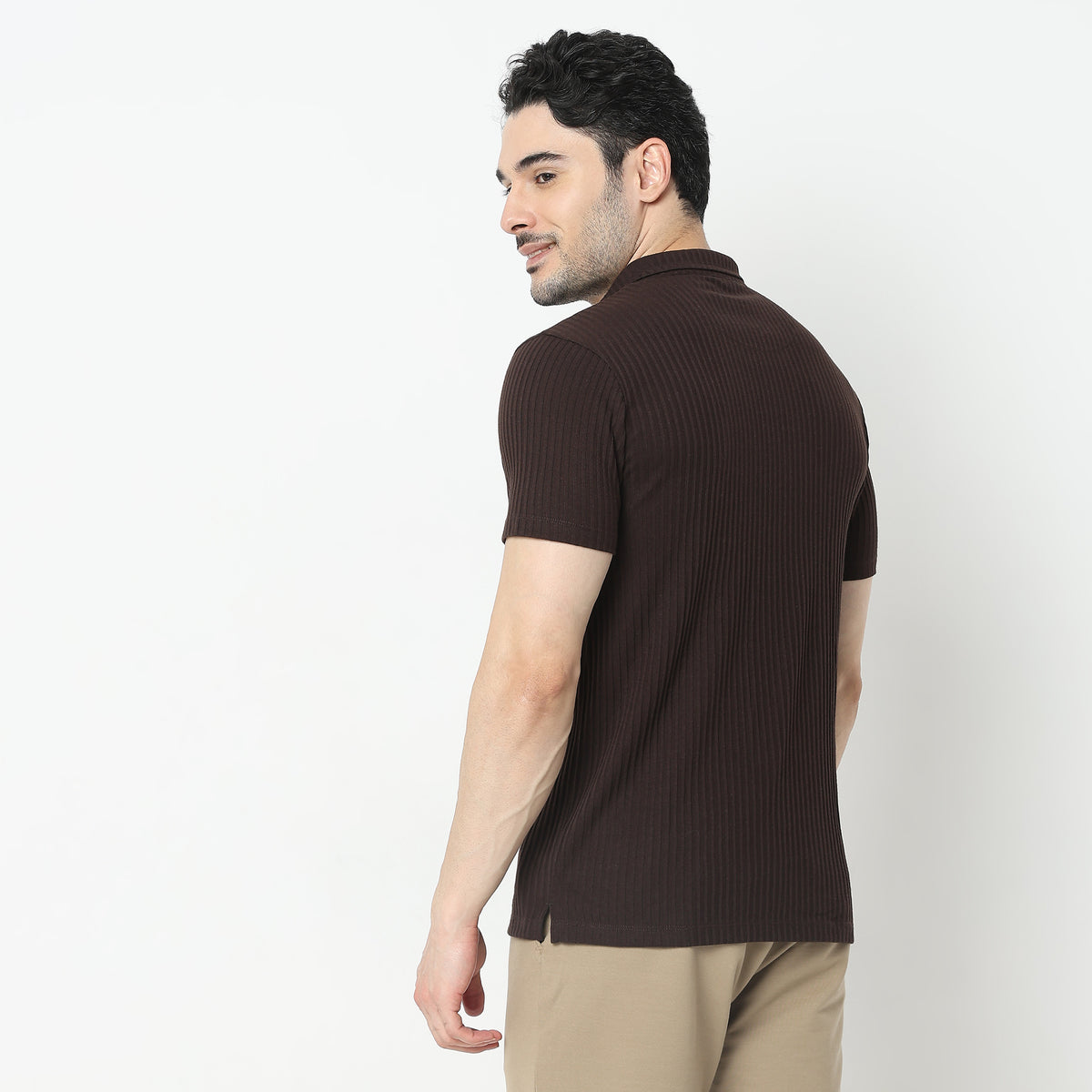 Regular Fit Structured Polo T-Shirt