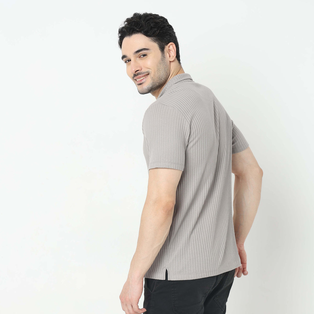 Regular Fit Structured Polo T-Shirt