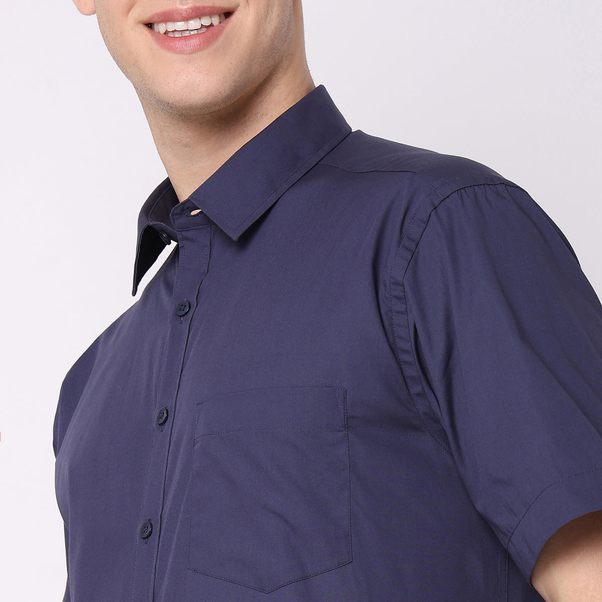 Regular Fit Solid Shirt