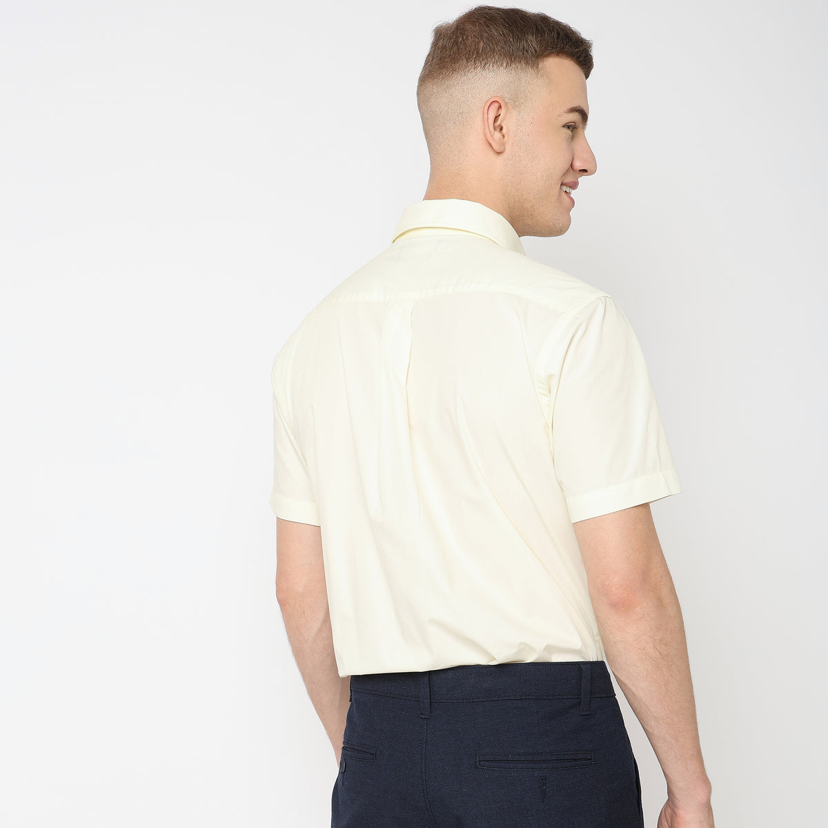 Regular Fit Solid Shirt