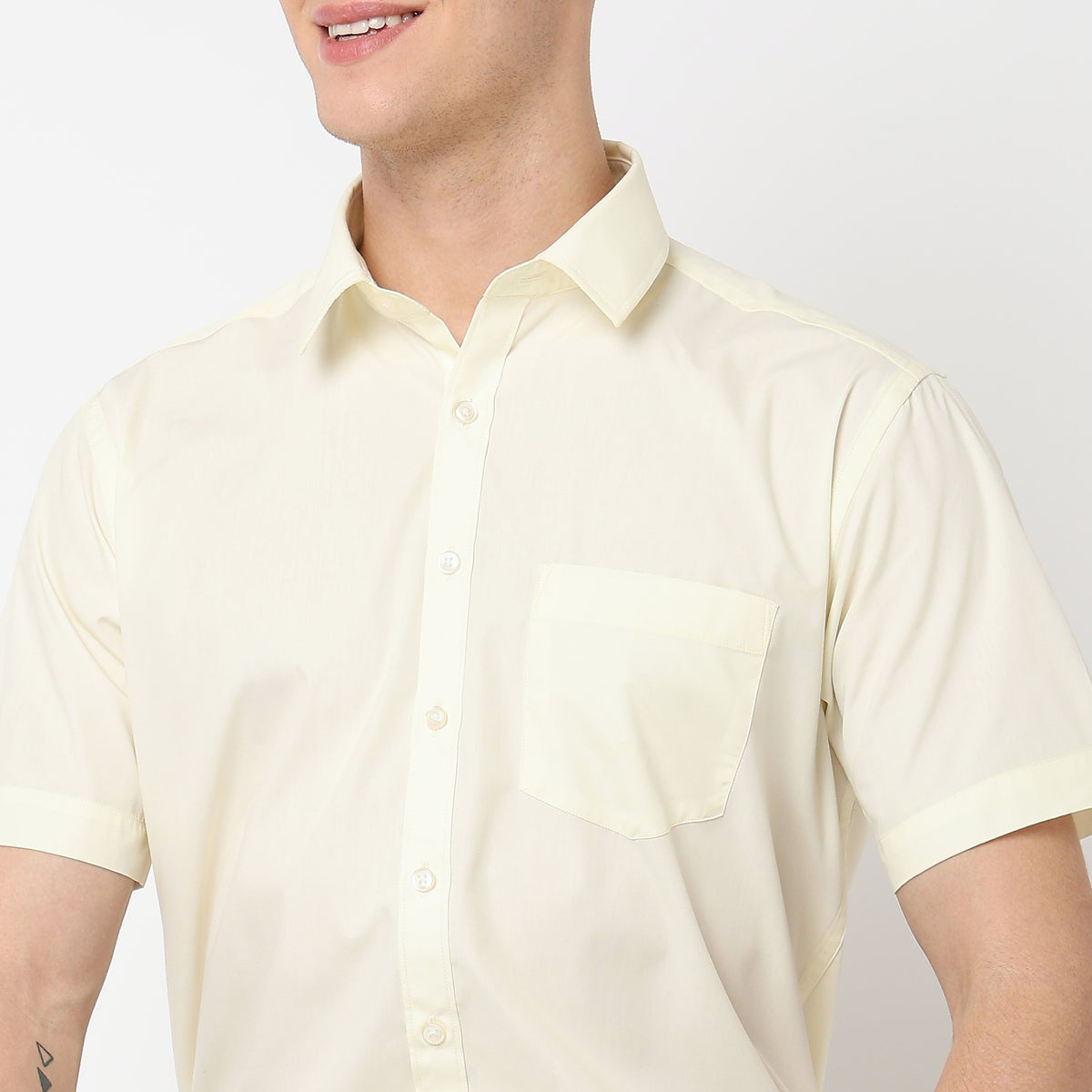 Regular Fit Solid Shirt