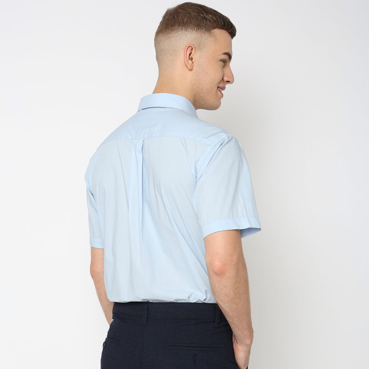 Regular Fit Solid Shirt