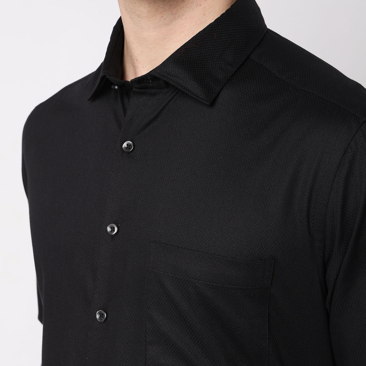 Slim Fit Solid Shirt