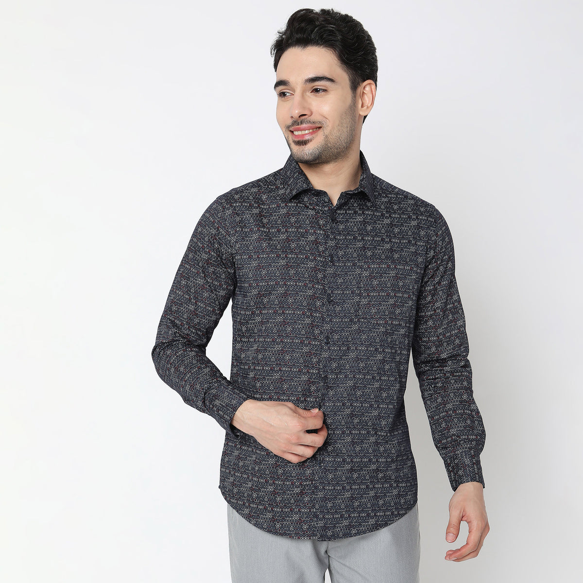 Slim Fit Printed Shirt