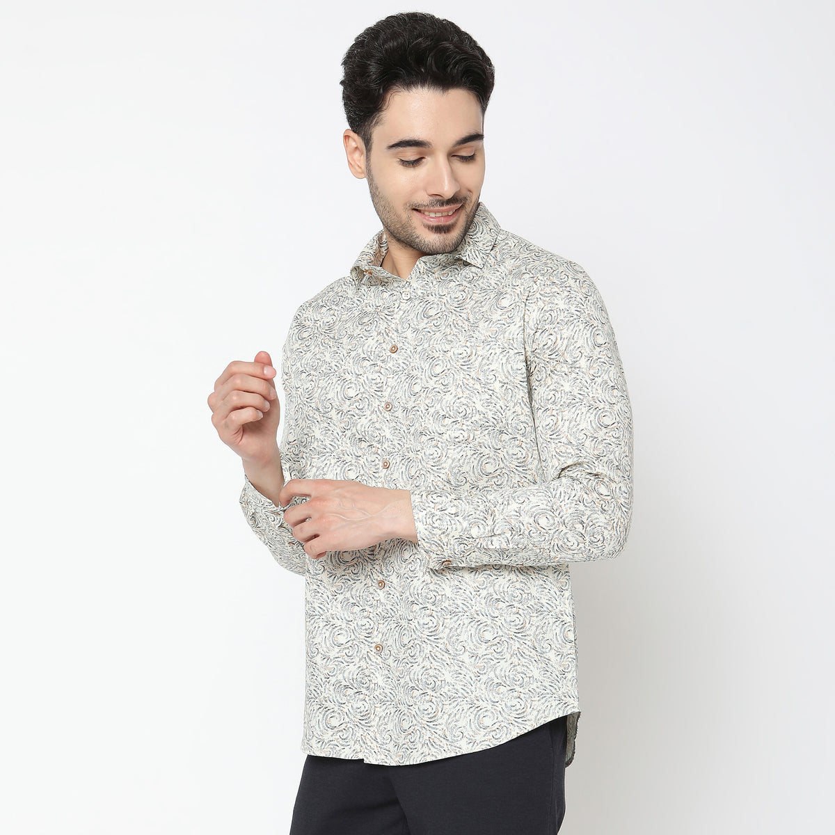 Slim Fit Printed Shirt