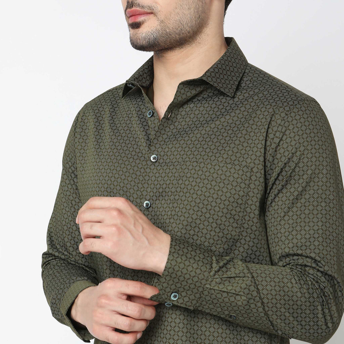 Slim Fit Printed Shirt