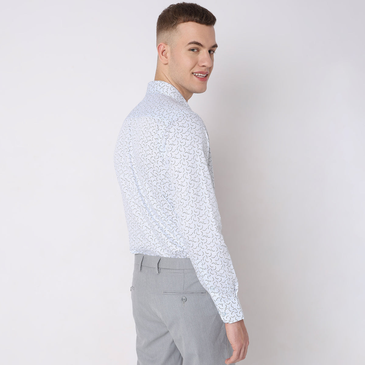 Slim Fit Solid Shirt