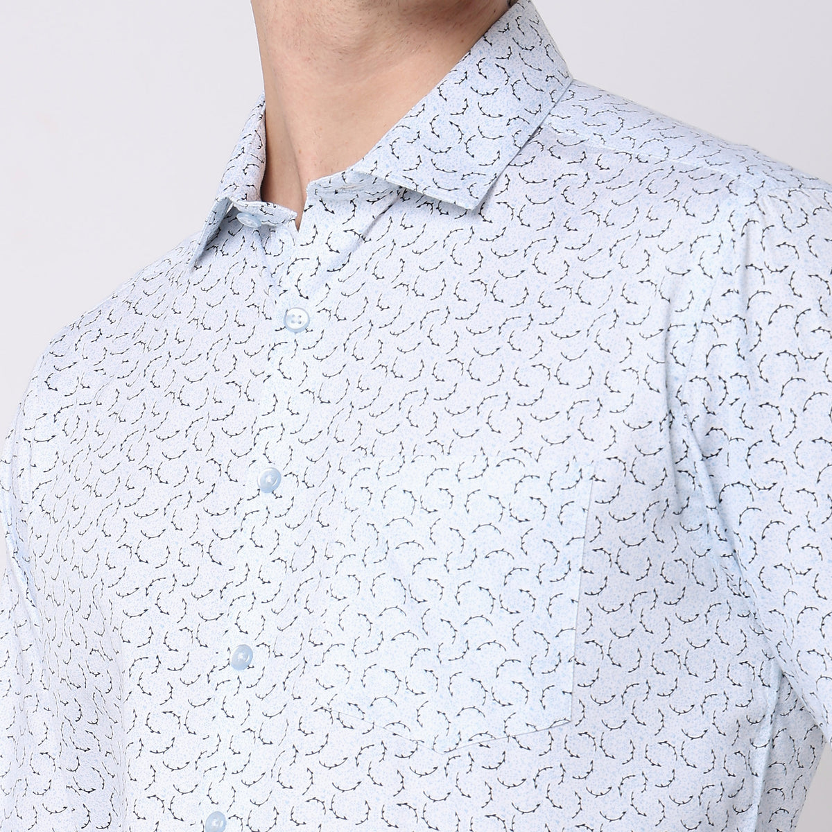 Slim Fit Solid Shirt