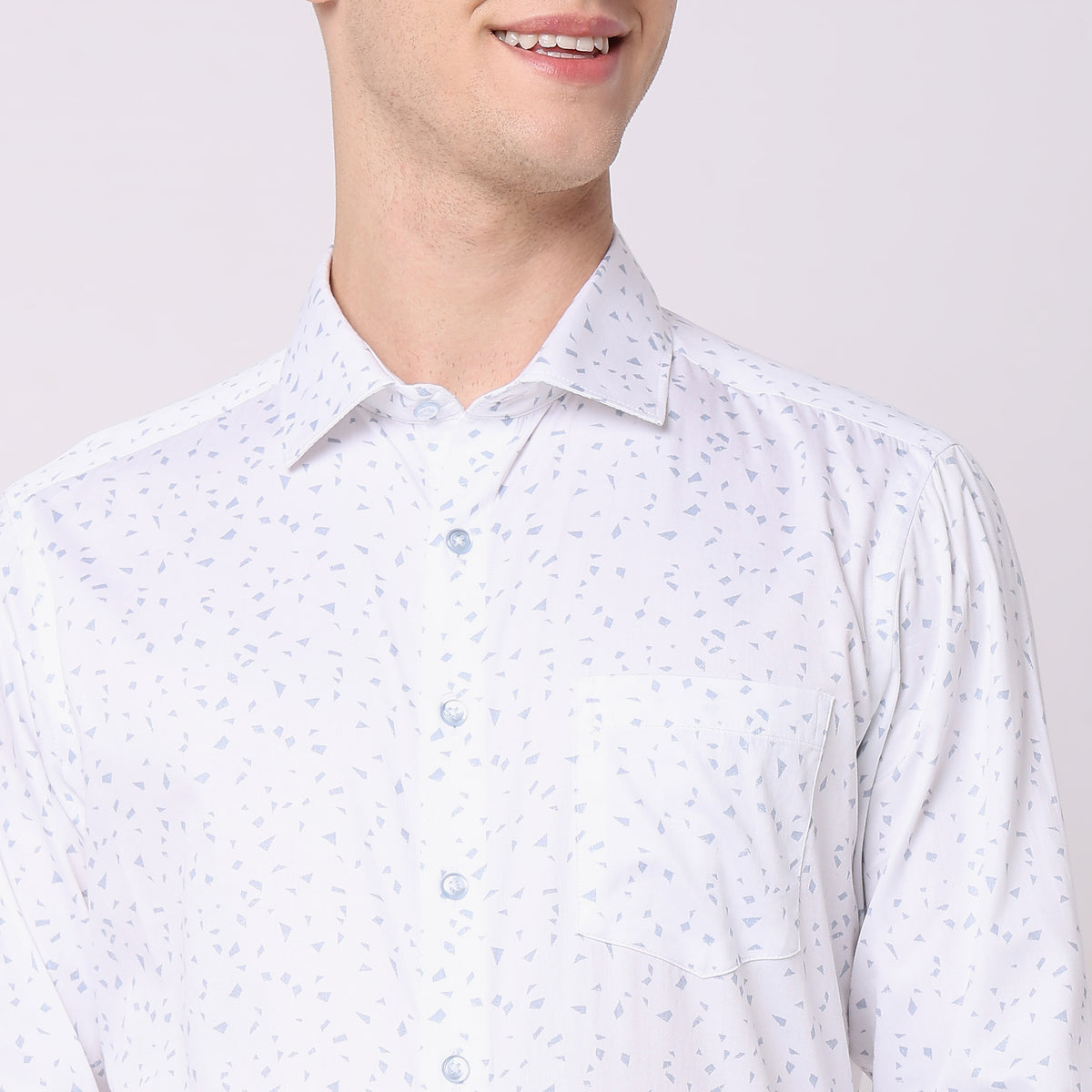 Slim Fit Solid Shirt