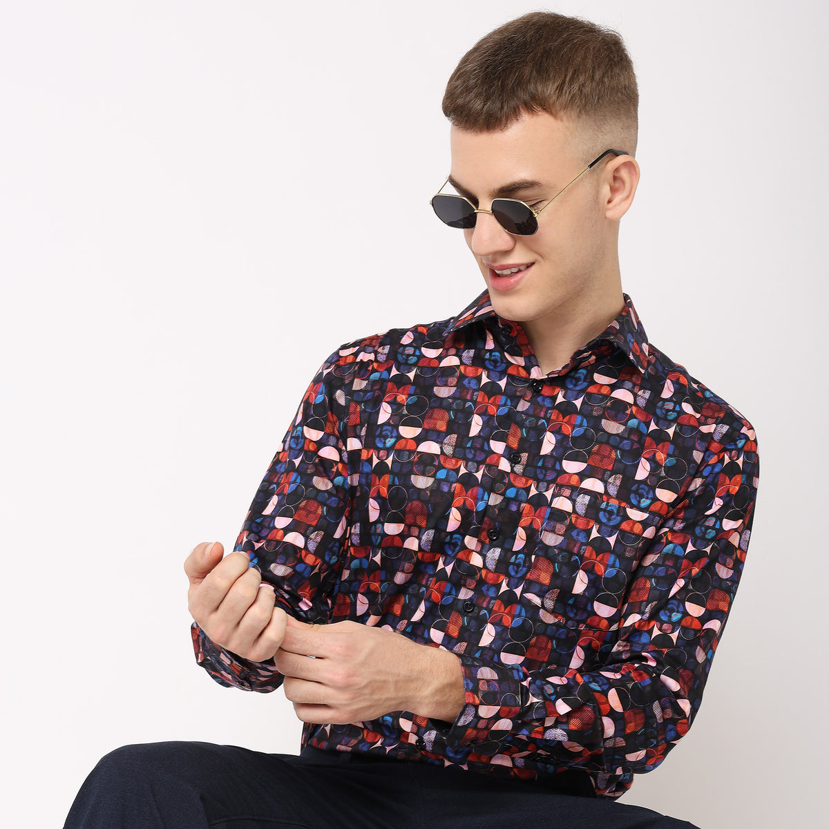 Slim Fit Printed Shirt