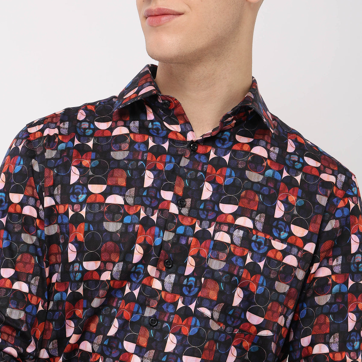 Slim Fit Printed Shirt