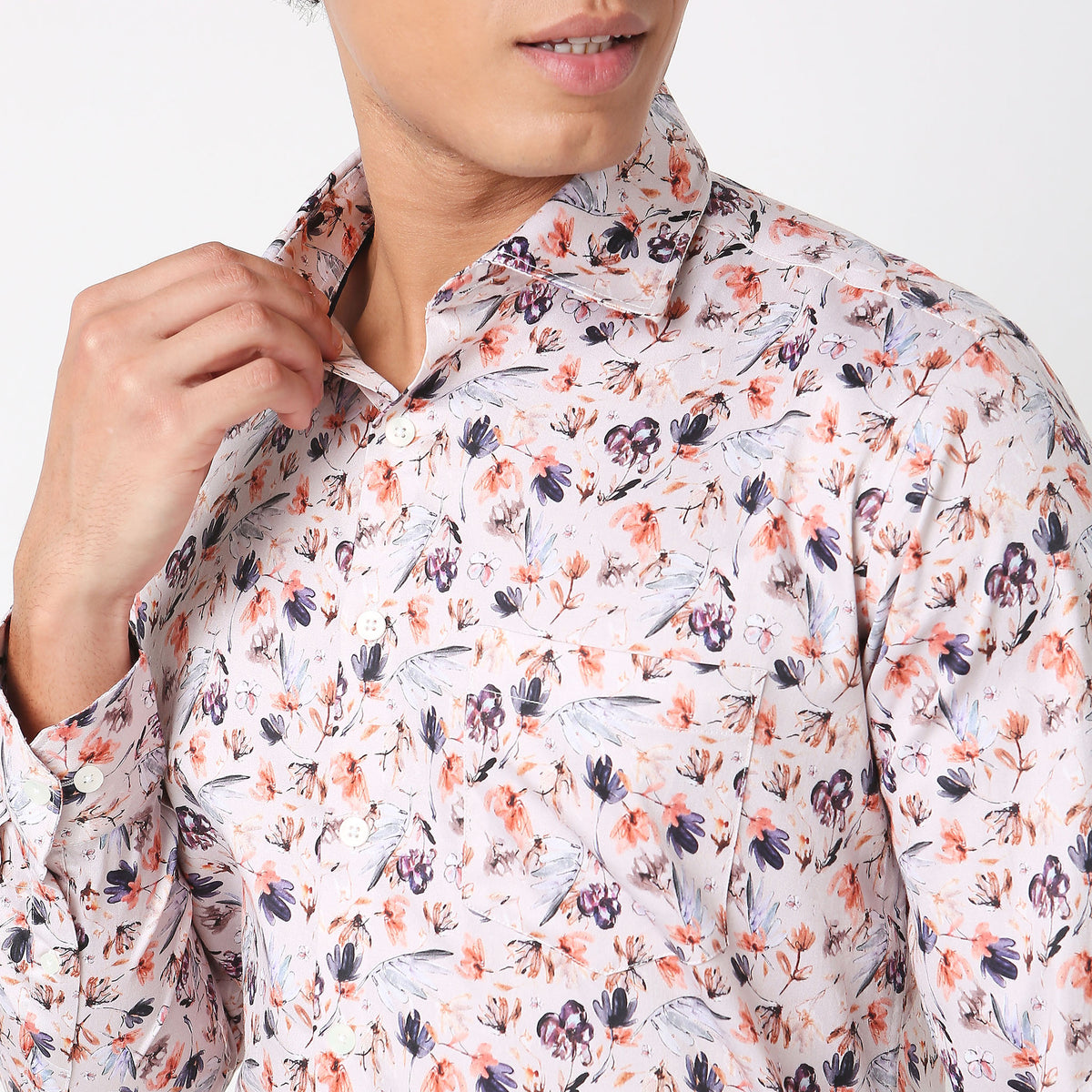 Slim Fit Printed Shirt