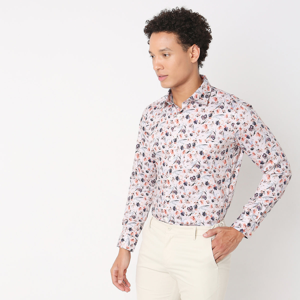 Slim Fit Printed Shirt