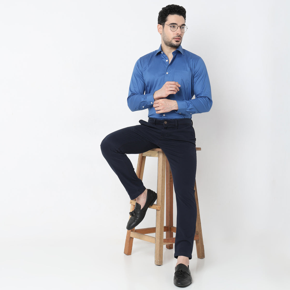 Slim Fit Solid Shirt