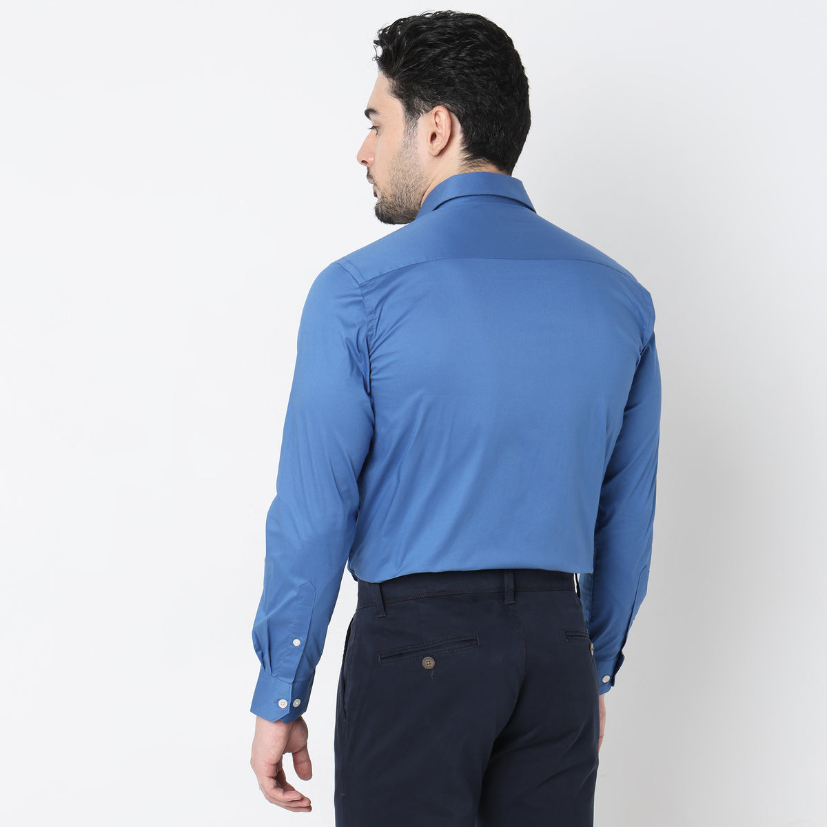 Slim Fit Solid Shirt