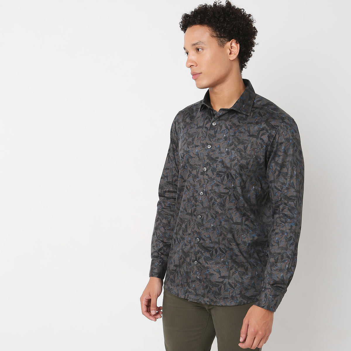 Slim Fit Printed Shirt