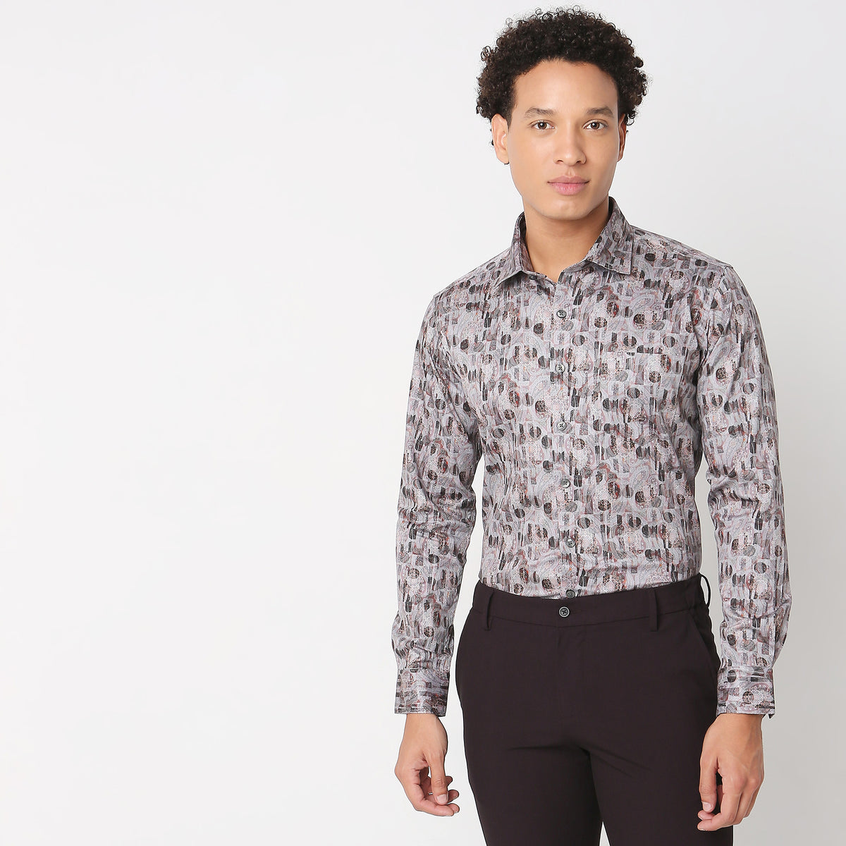 Slim Fit Printed Shirt