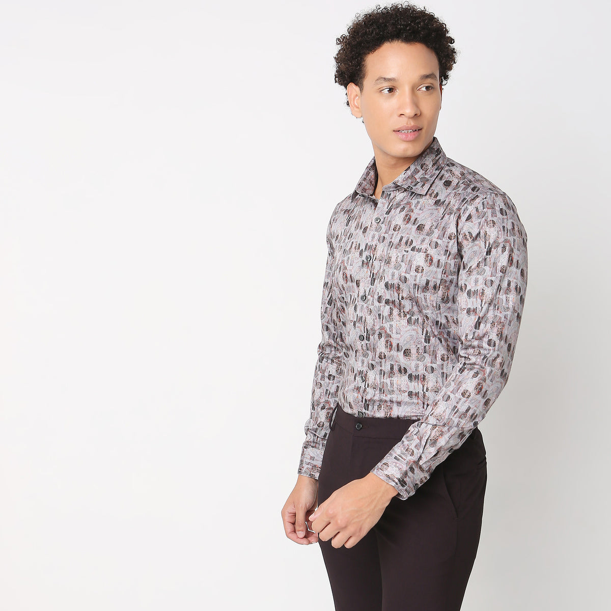 Slim Fit Printed Shirt