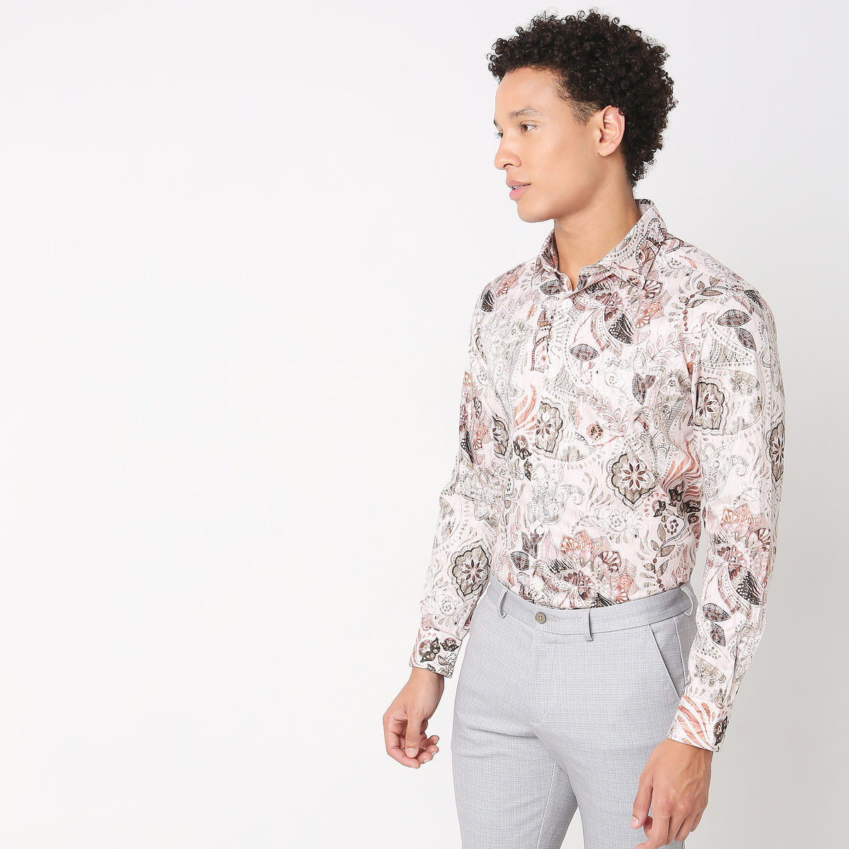 Slim Fit Printed Shirt