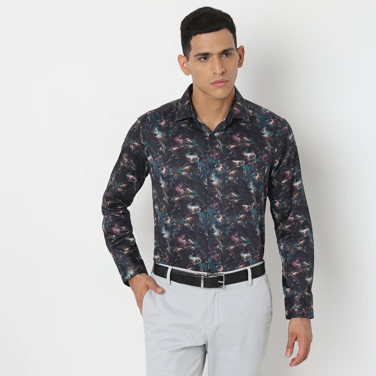 Slim Fit Printed Shirt