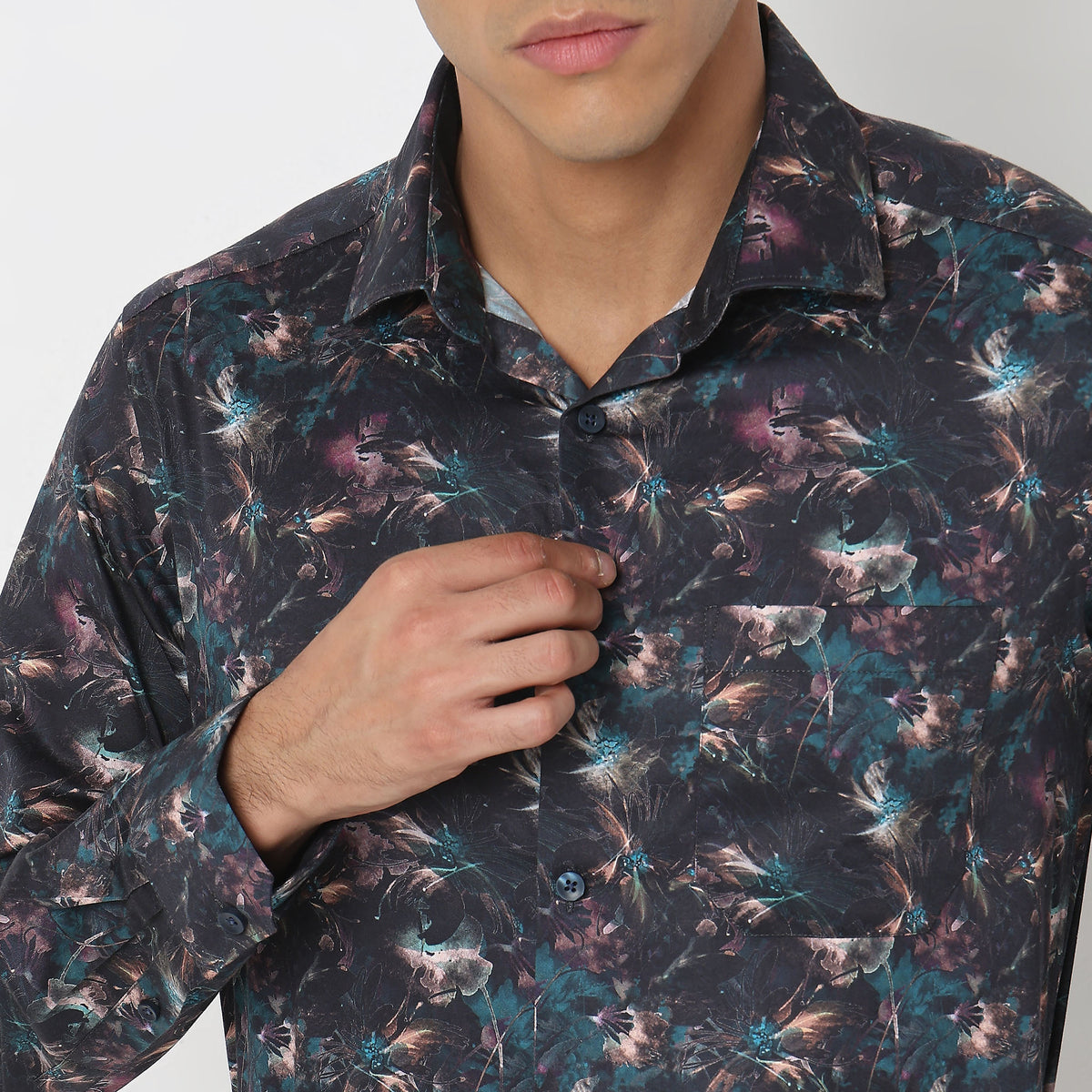 Slim Fit Printed Shirt