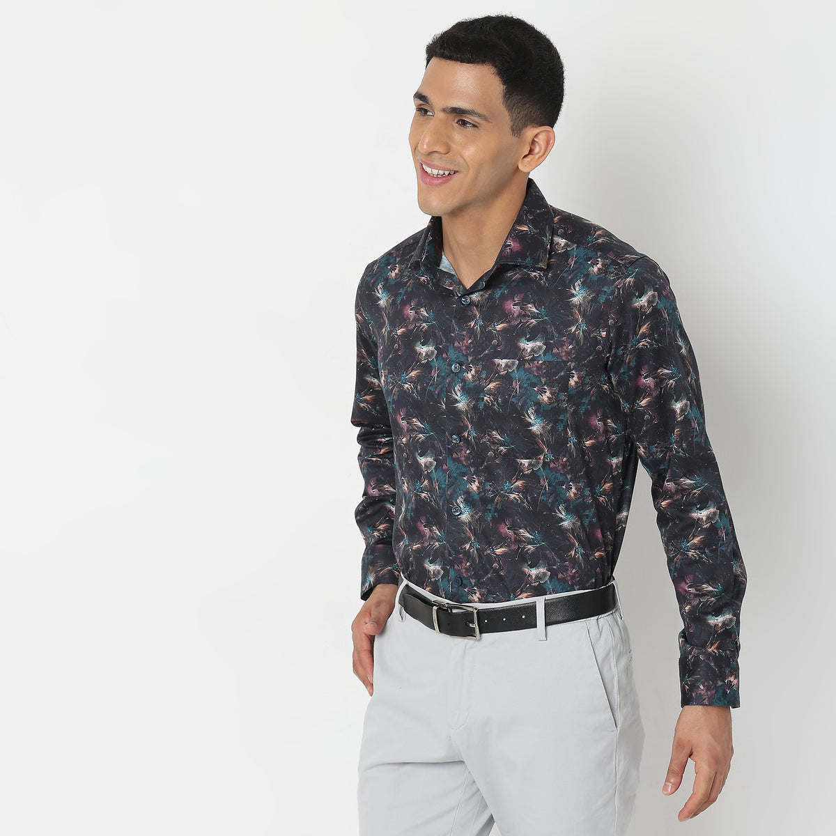 Slim Fit Printed Shirt