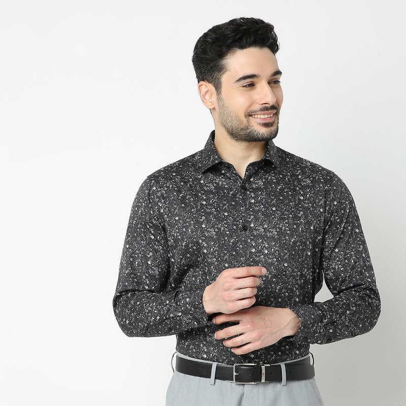 Slim Fit Printed Shirt