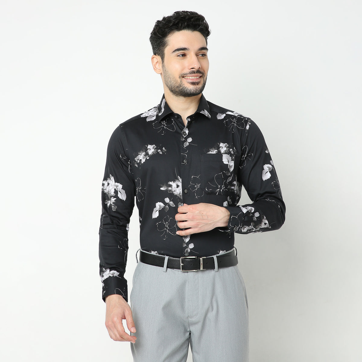 Slim Fit Printed Shirt