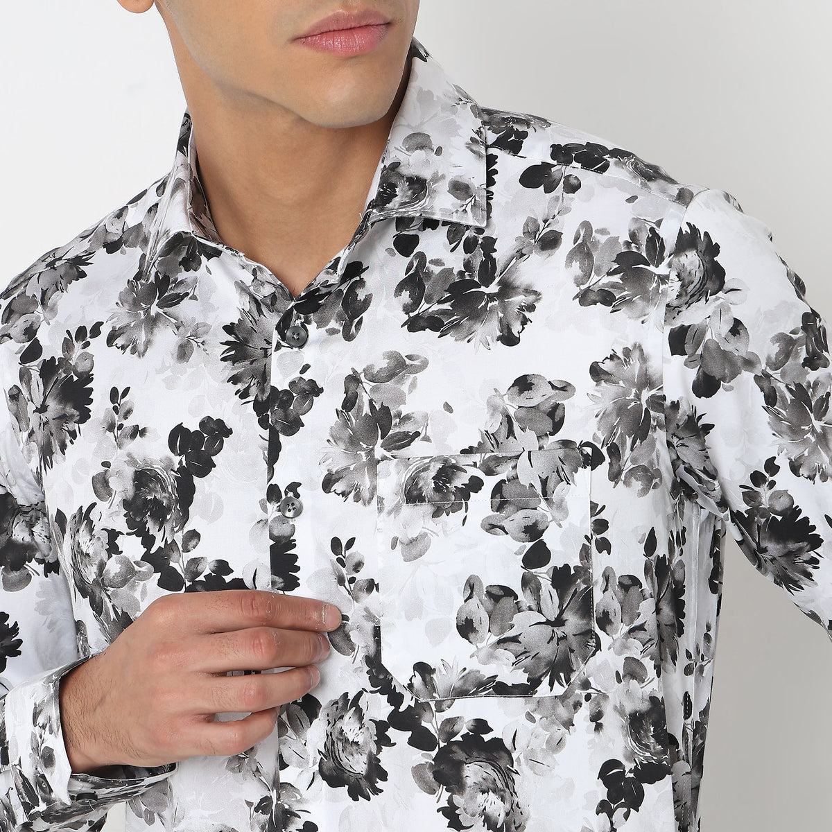 Slim Fit Printed Shirt