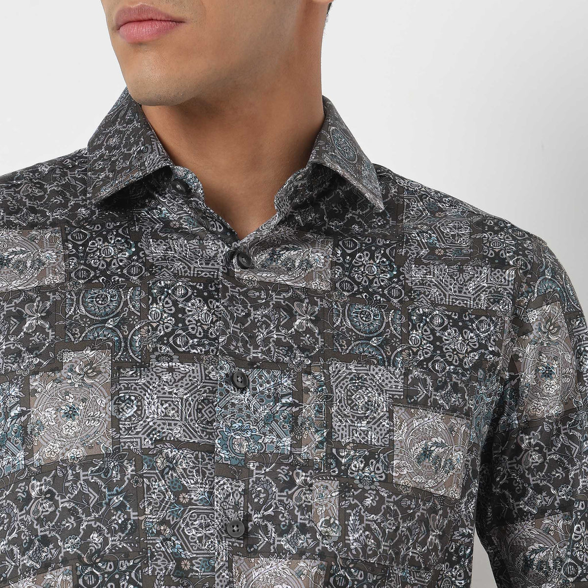 Slim Fit Printed Shirt