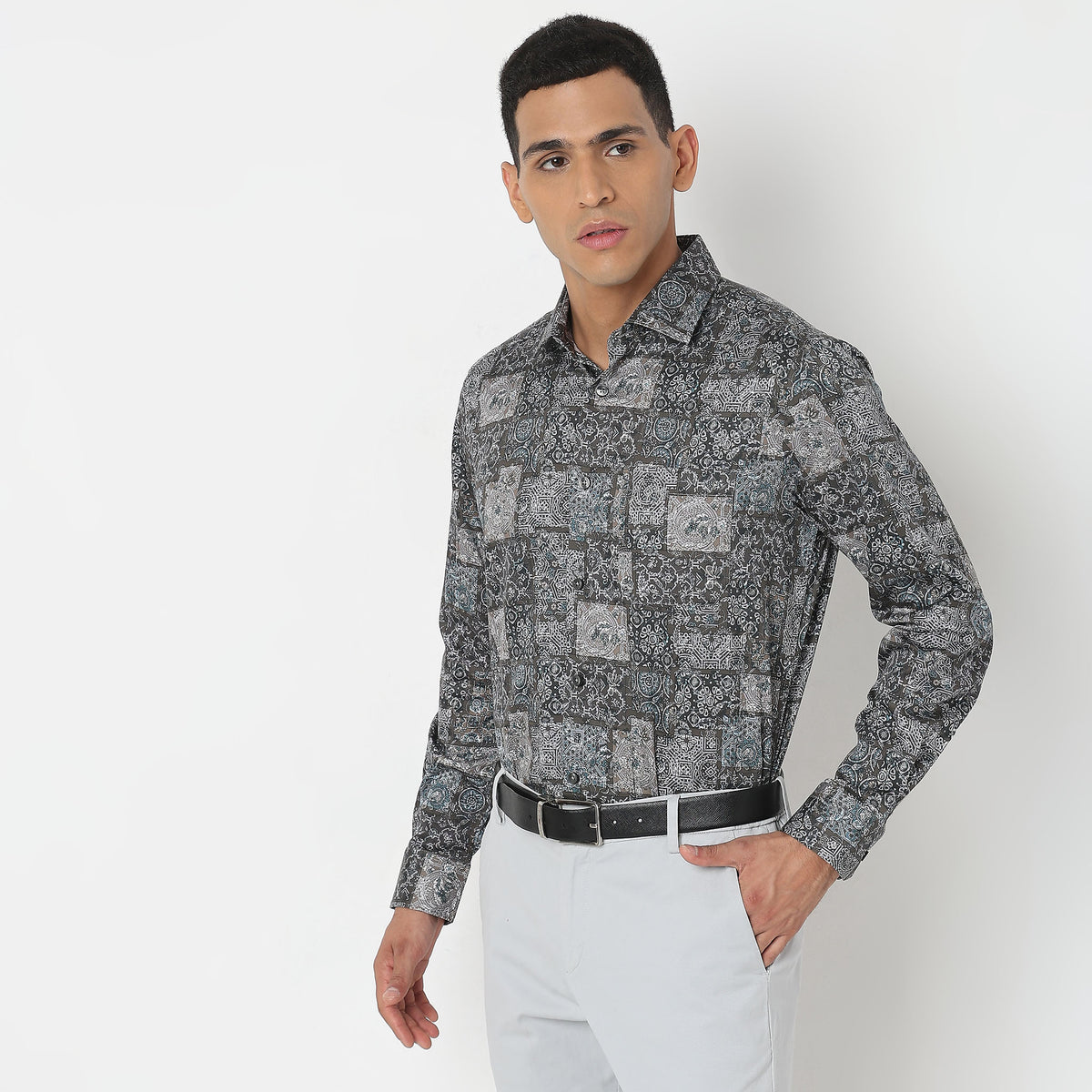 Slim Fit Printed Shirt