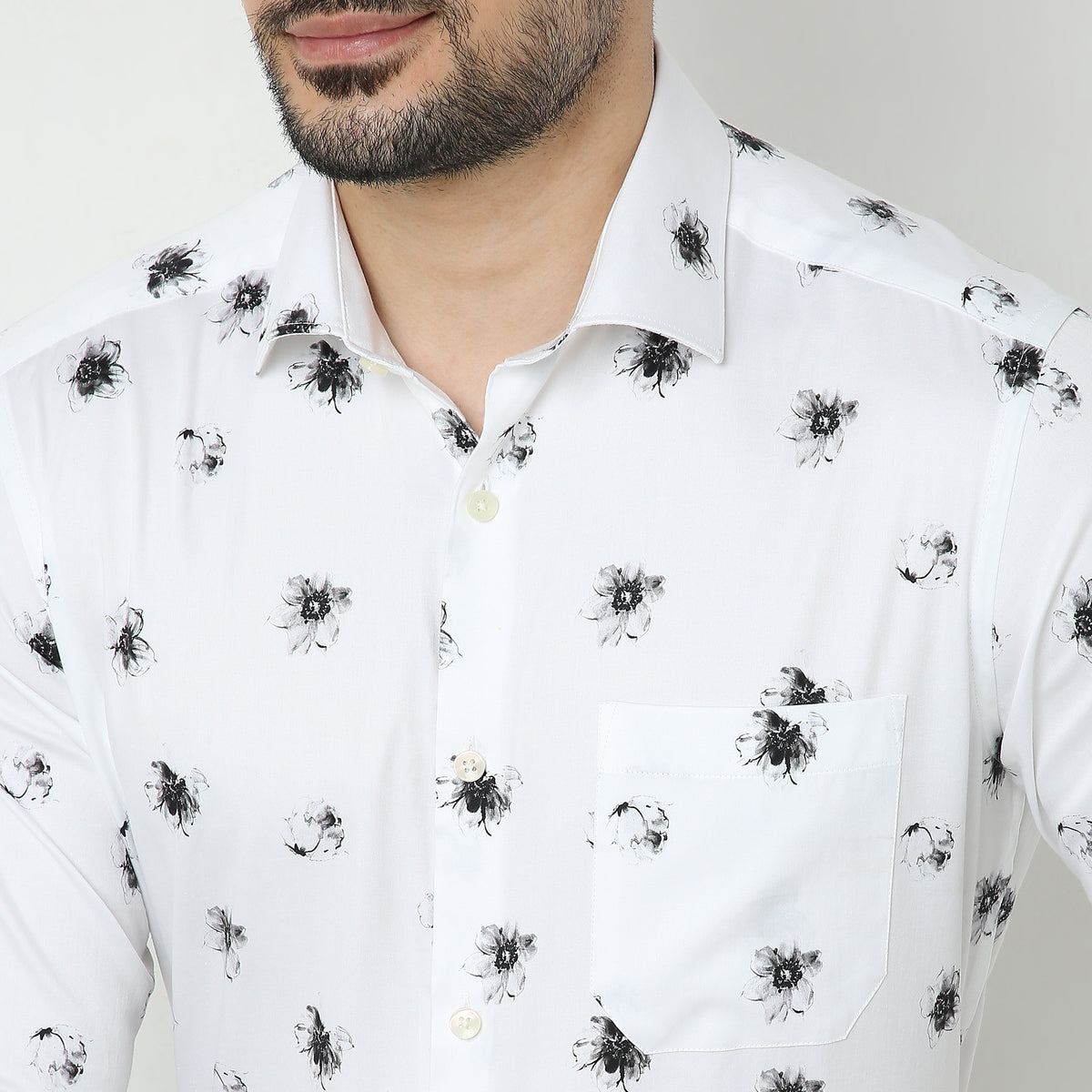 Slim Fit Printed Shirt